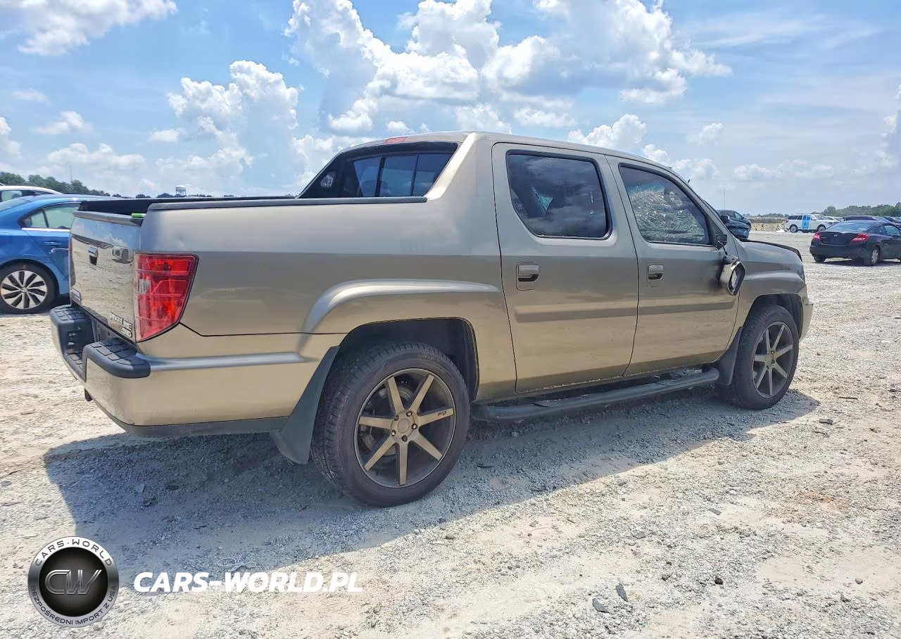2009 Honda Ridgeline Rtl VIN:5FPYK165X9B109559 - 3