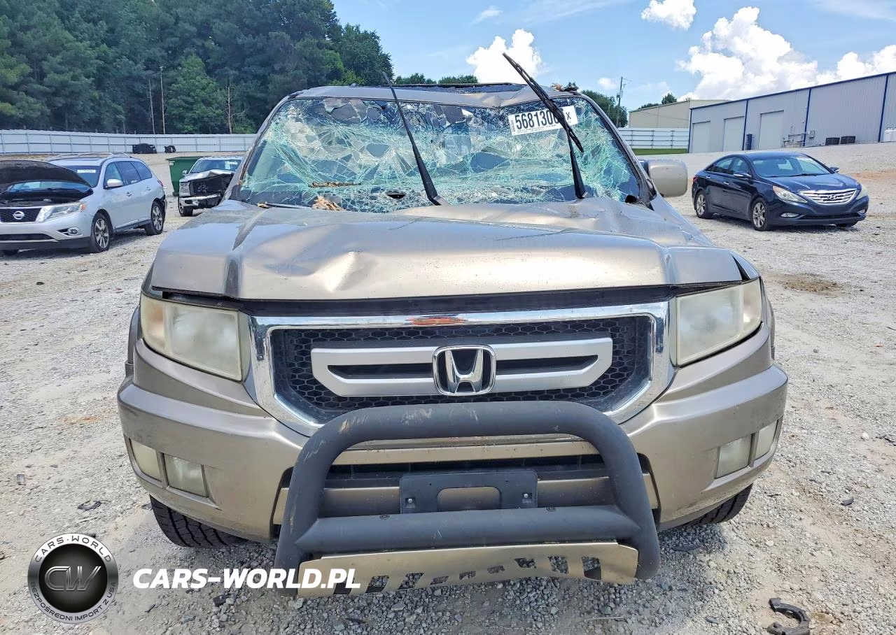 2009 Honda Ridgeline Rtl VIN:5FPYK165X9B109559 - 5