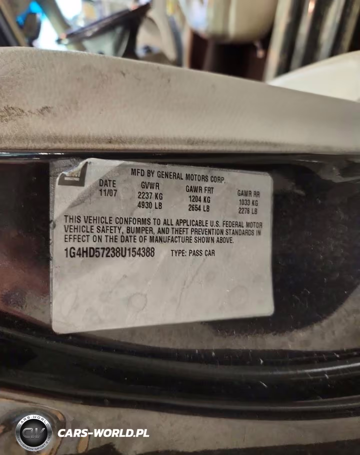 2008 Buick Lucerne Cxl VIN:1G4HD57238U154388 - 12
