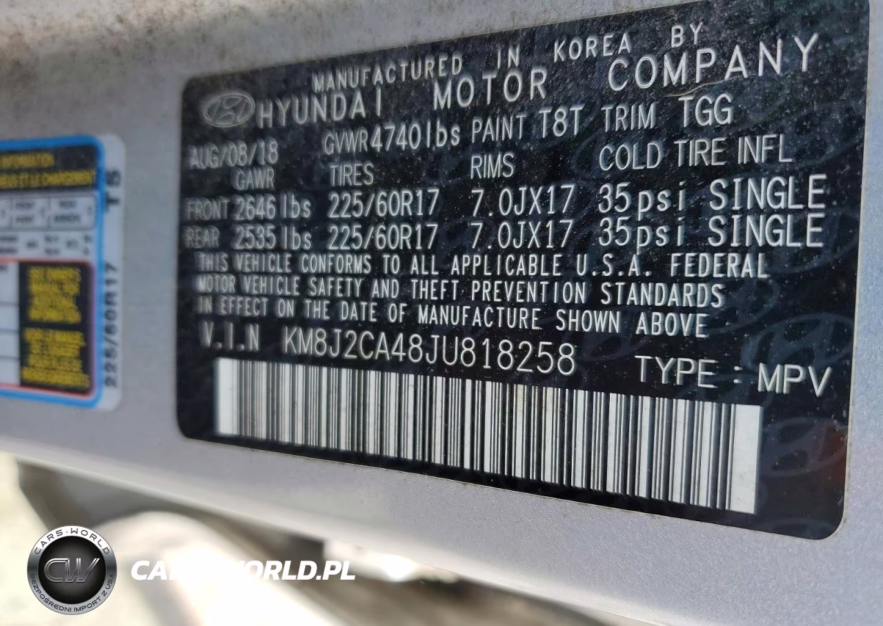 2018 Hyundai Tucson Se VIN:KM8J2CA48JU818258 - 14
