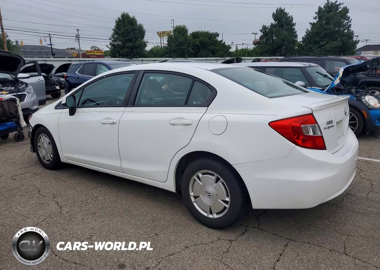 2012 Honda Civic Hf VIN:2HGFB2F62CH550314 - 2