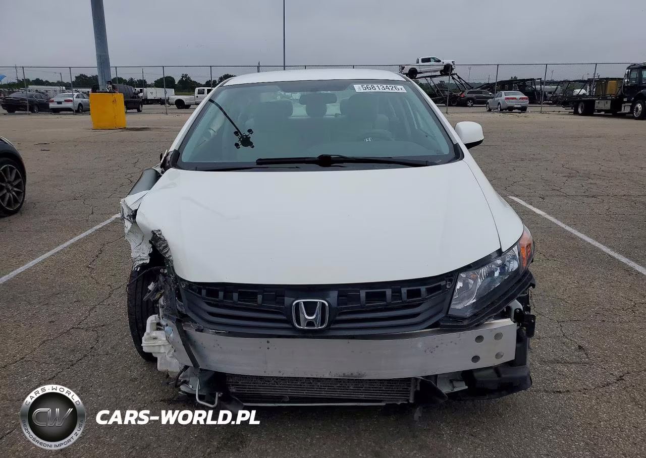 2012 Honda Civic Hf VIN:2HGFB2F62CH550314 - 5