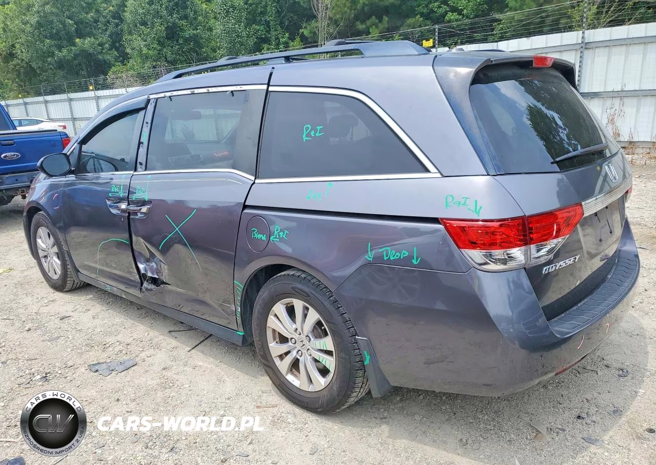 2016 Honda Odyssey Exl VIN:5FNRL5H66GB134821 - 2