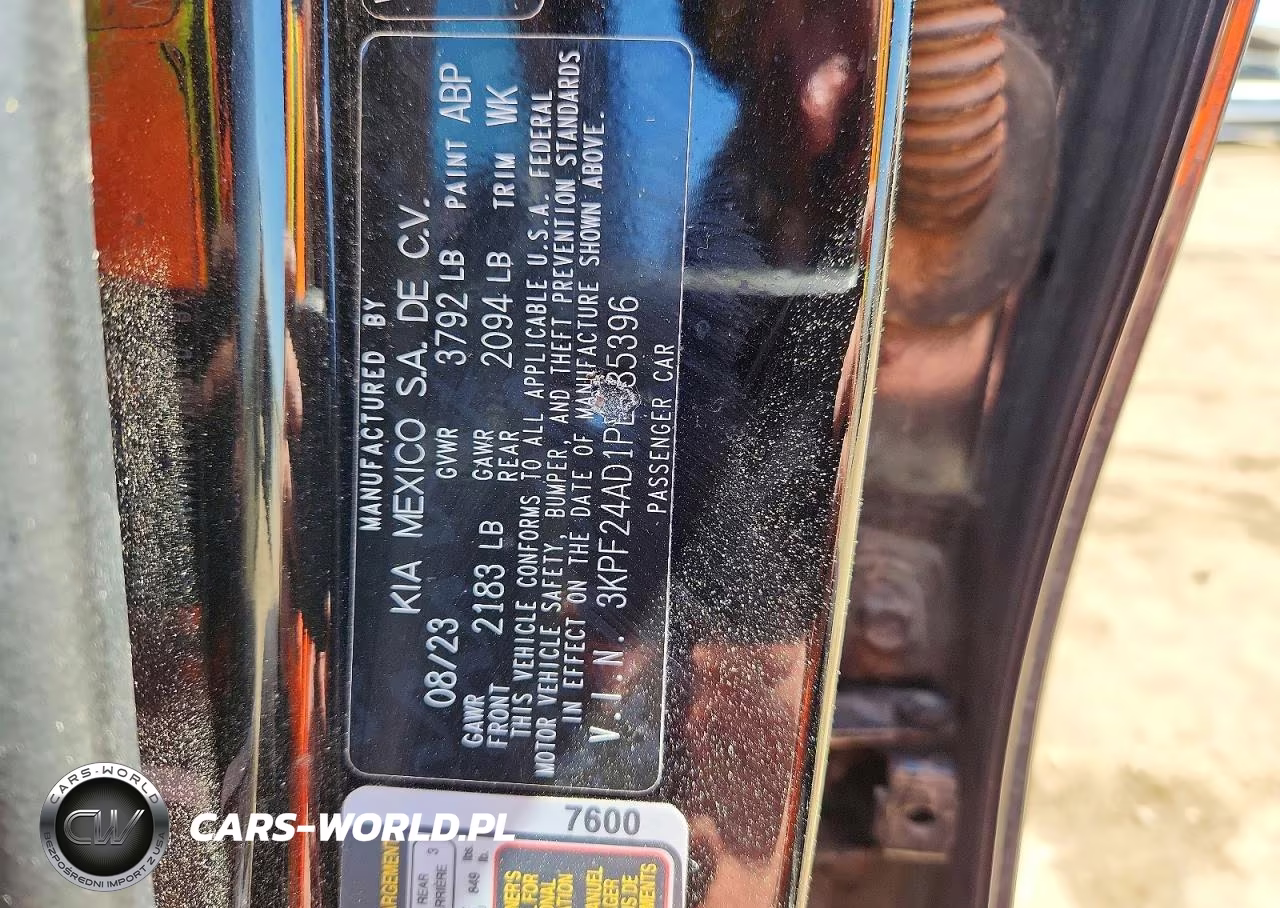 2023 Kia Forte Lx VIN:3KPF24AD1PE685396 - 13