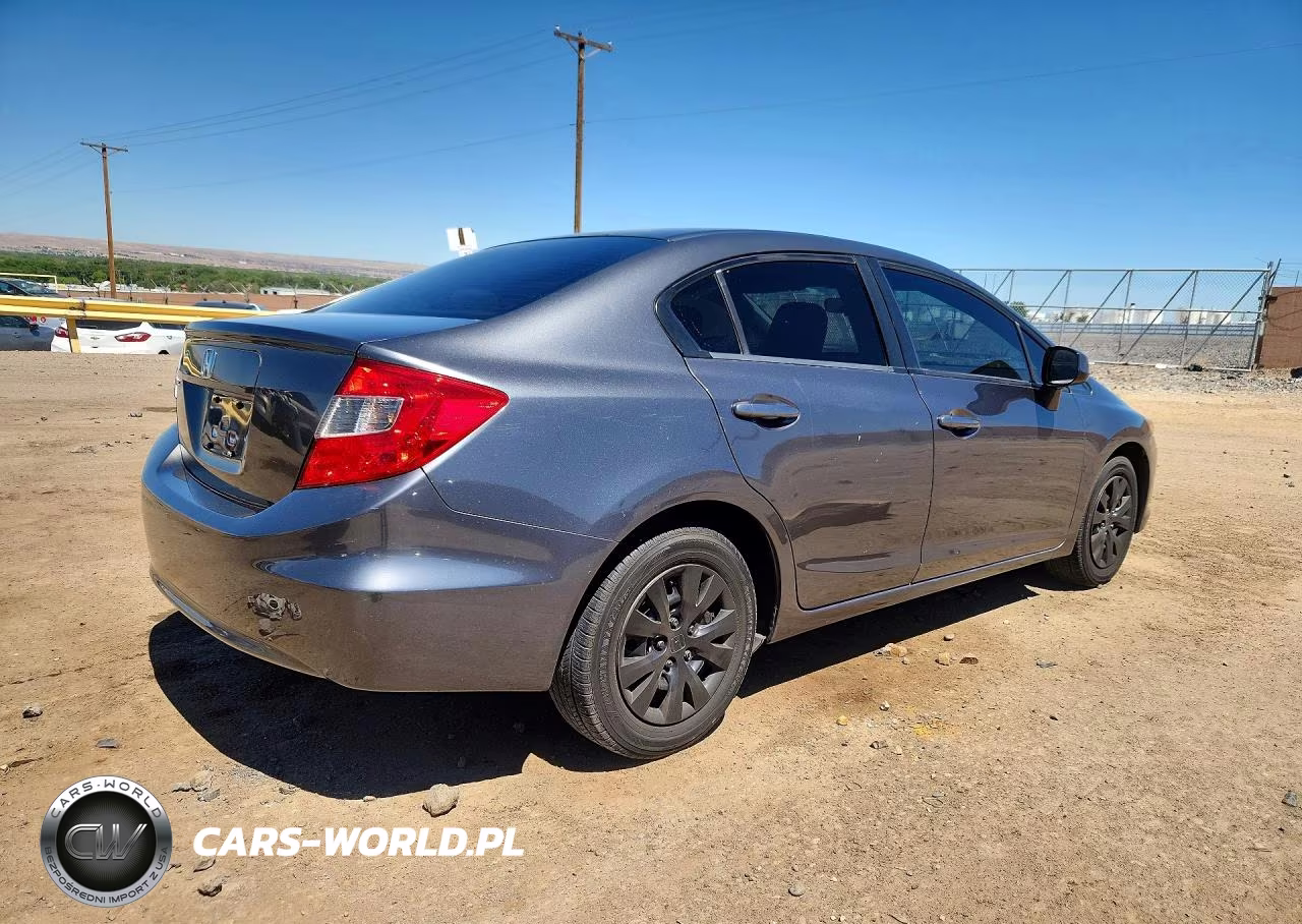 2012 Honda Civic Lx VIN:2HGFB2F59CH606613 - 3