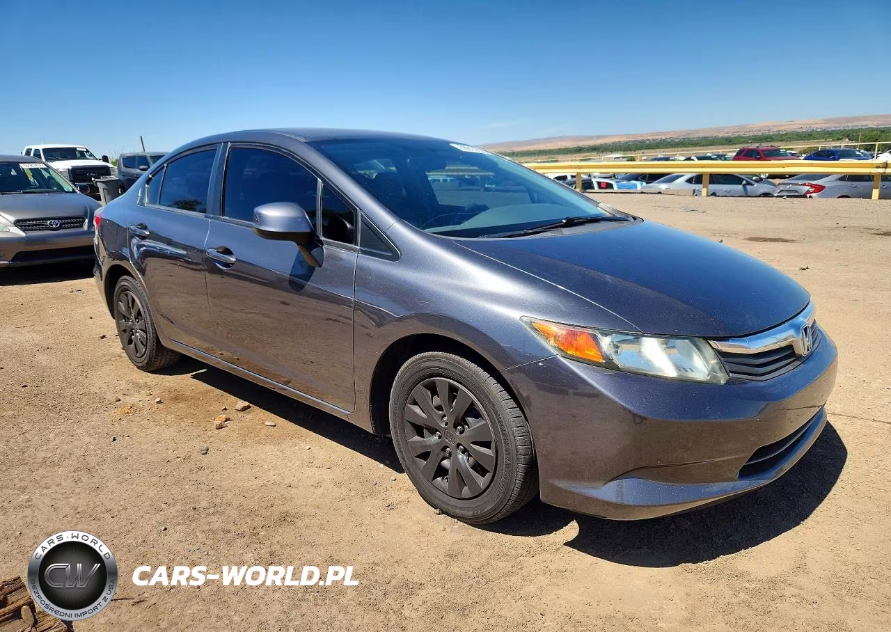 2012 Honda Civic Lx VIN:2HGFB2F59CH606613 - 4