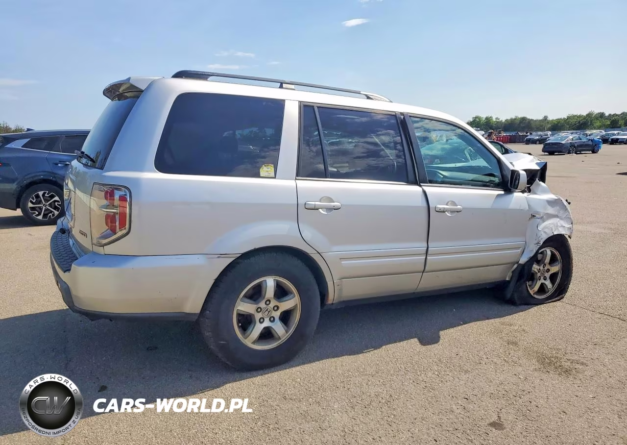 2008 Honda Pilot Exl VIN:5FNYF18508B044049 - 3
