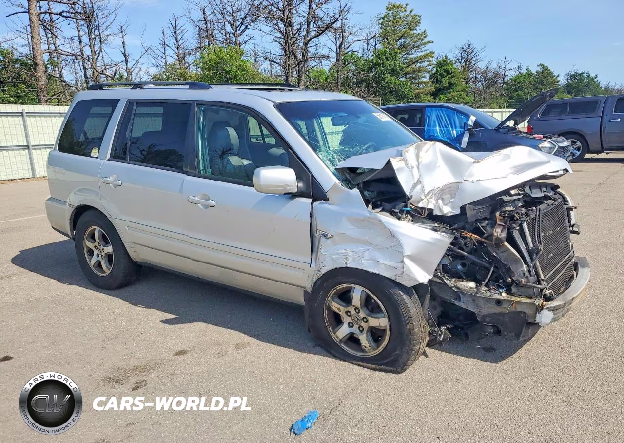 2008 Honda Pilot Exl VIN:5FNYF18508B044049 - 4