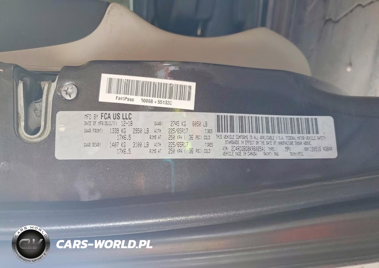 2019 Dodge Grand Caravan Se VIN:2C4RDGBG8KR602541 - 13