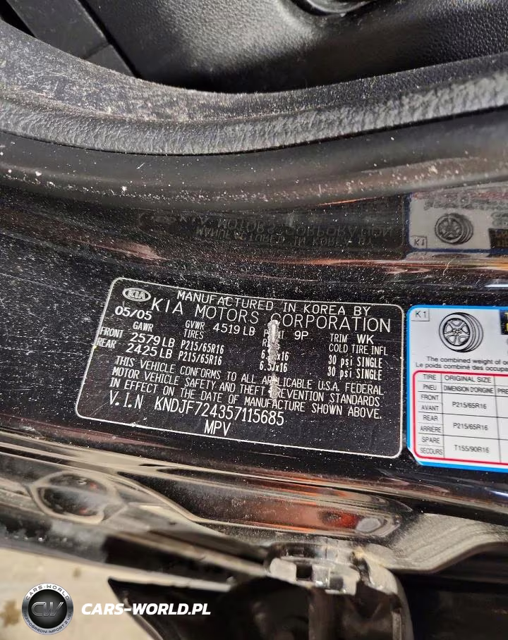2005 Kia Sportage Lx VIN:KNDJF724357115685 - 13