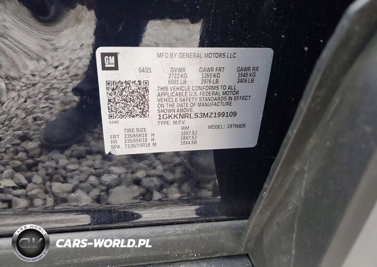 2021 GMC Acadia VIN:1GKKNRLS3MZ199109 - 13
