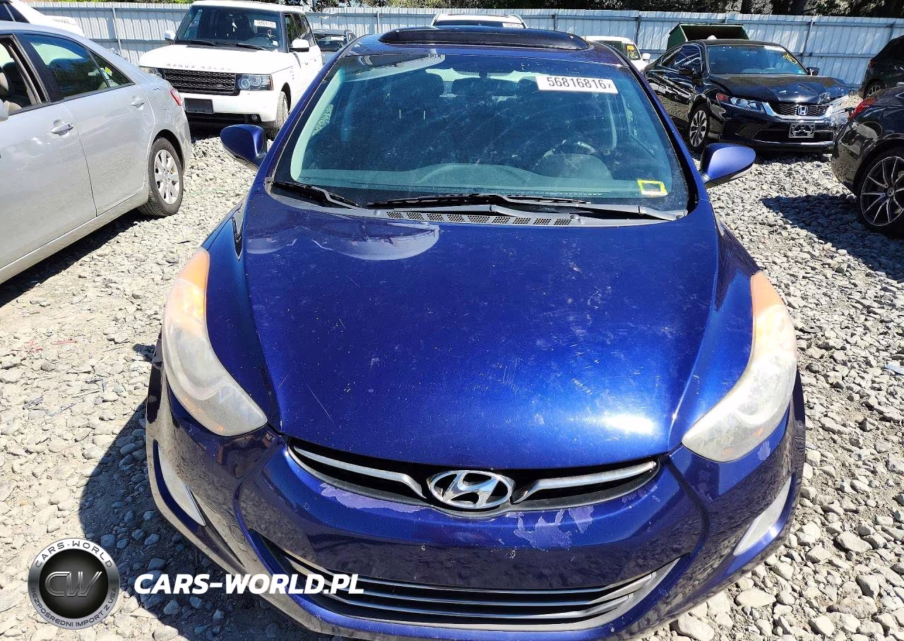 2013 Hyundai Elantra Gls VIN:5NPDH4AE4DH285452 - 5