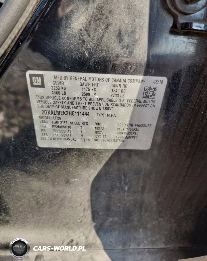 2017 GMC Terrain Sle VIN:2GKALMEK2H6111444 - 14