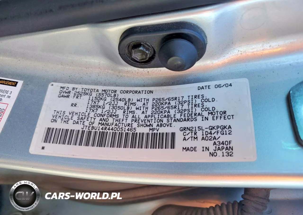 2004 Toyota 4Runner Sr5 VIN:JTEBU14R440051465 - 13