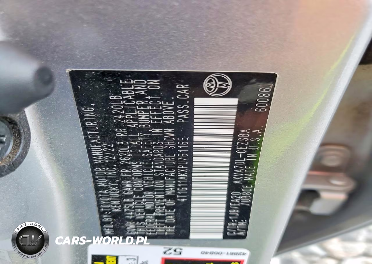 2023 Toyota Camry Se VIN:4T1G11AKXPU761165 - 13