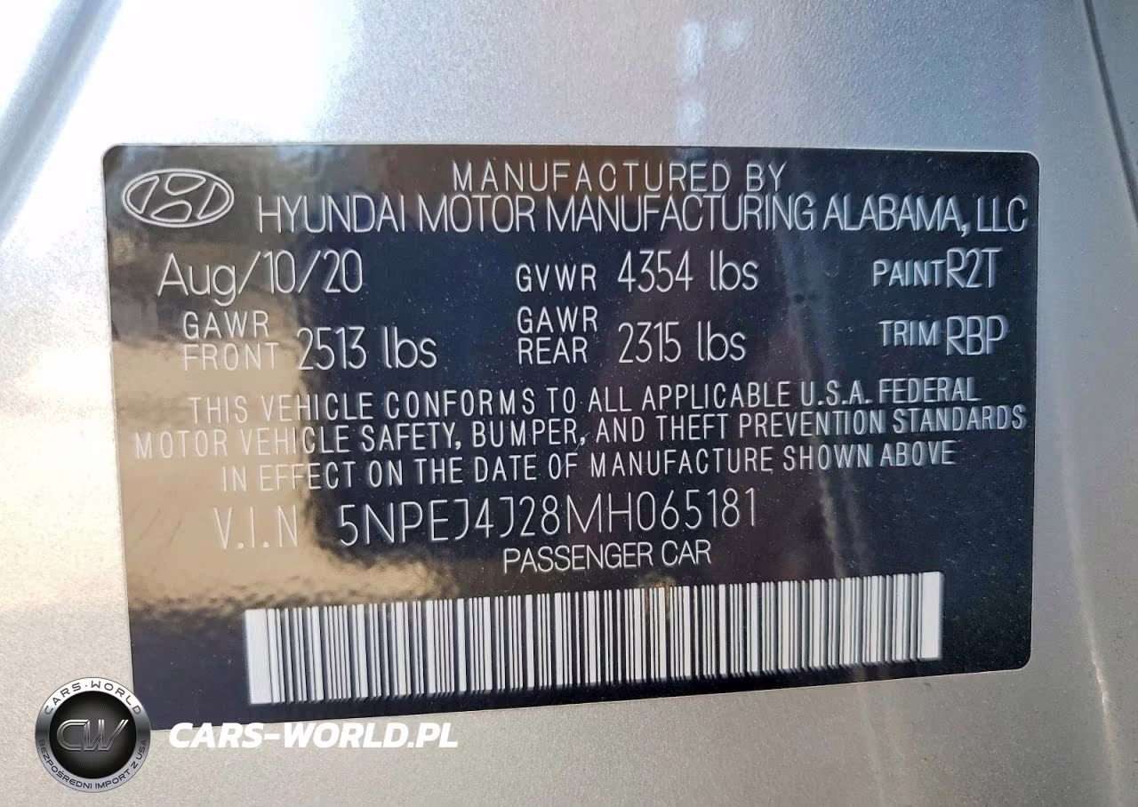 2021 Hyundai Sonata Sel Plus VIN:5NPEJ4J28MH065181 - 12