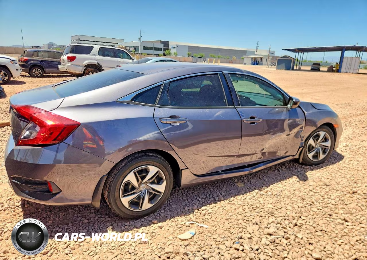 2020 Honda Civic Lx VIN:19XFC2F69LE001085 - 3