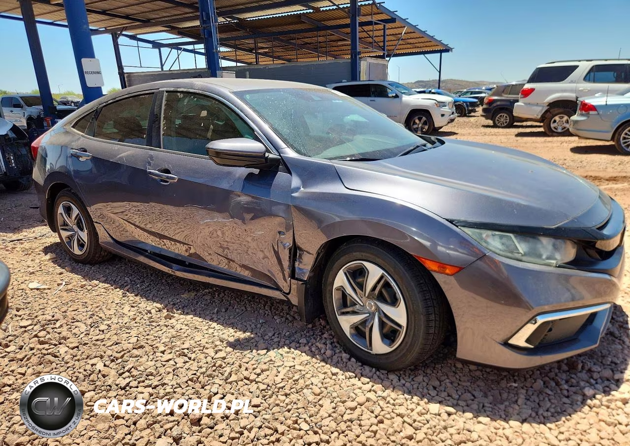 2020 Honda Civic Lx VIN:19XFC2F69LE001085 - 4