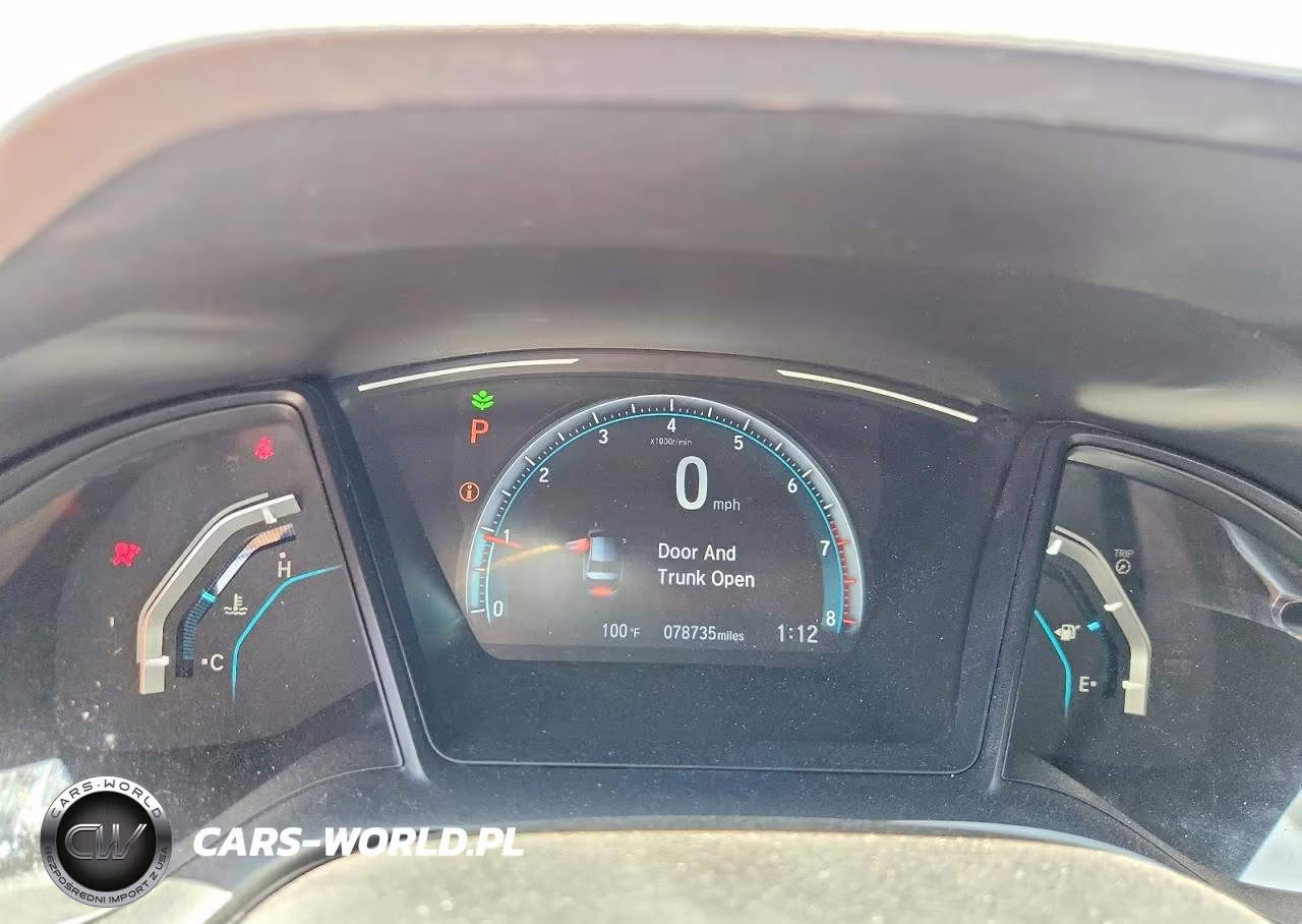 2020 Honda Civic Lx VIN:19XFC2F69LE001085 - 9