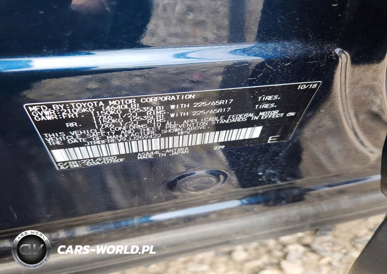2018 Toyota Rav4 Le VIN:JTMBFREV9JJ259422 - 14
