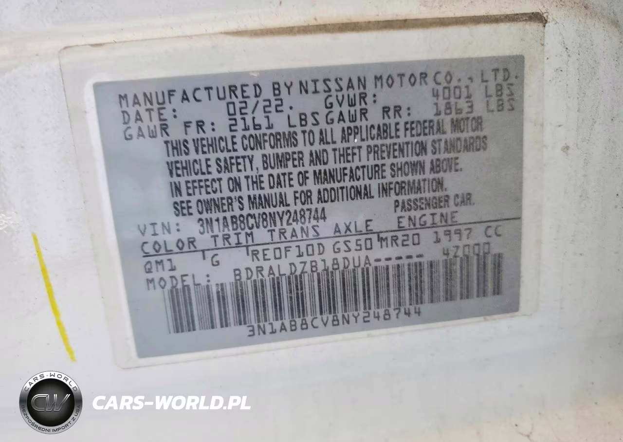 2022 Nissan Sentra Sv VIN:3N1AB8CV8NY248744 - 12