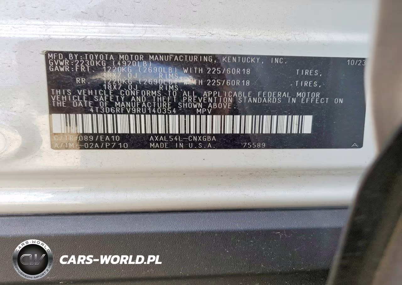 2024 Toyota Rav4 Limited VIN:4T3D6RFV9RU140354 - 12