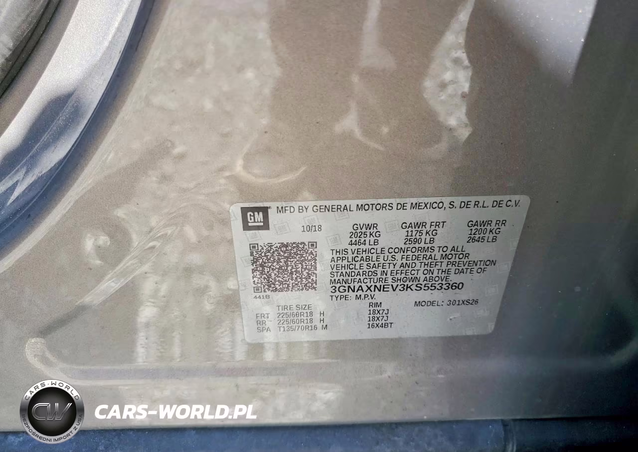2019 Chevrolet Equinox Premier VIN:3GNAXNEV3KS553360 - 13