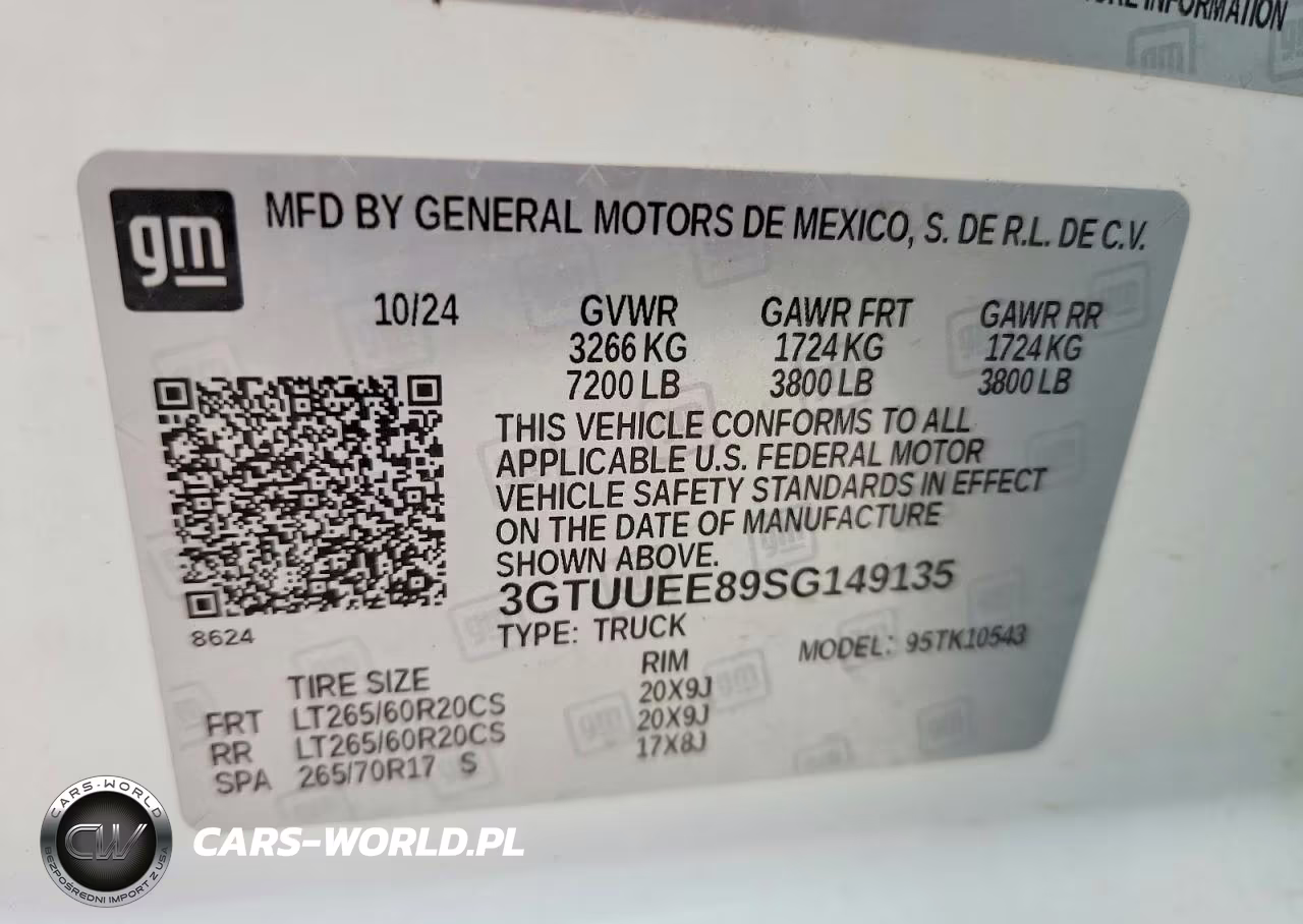 2025 GMC Sierra K1500 At4 VIN:3GTUUEE89SG149135 - 12