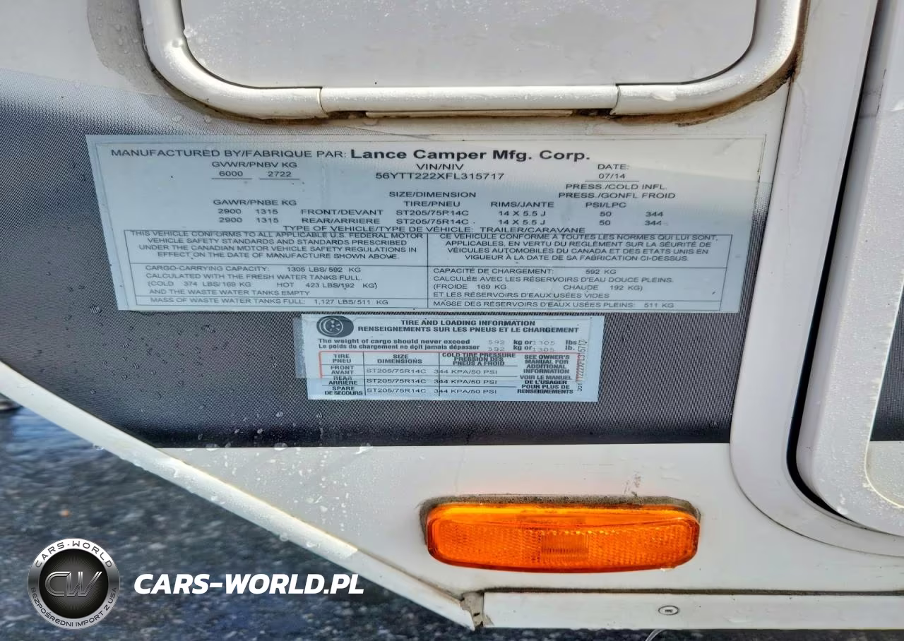 2015 Lancia Camper VIN:56YTT222XFL315717 - 10