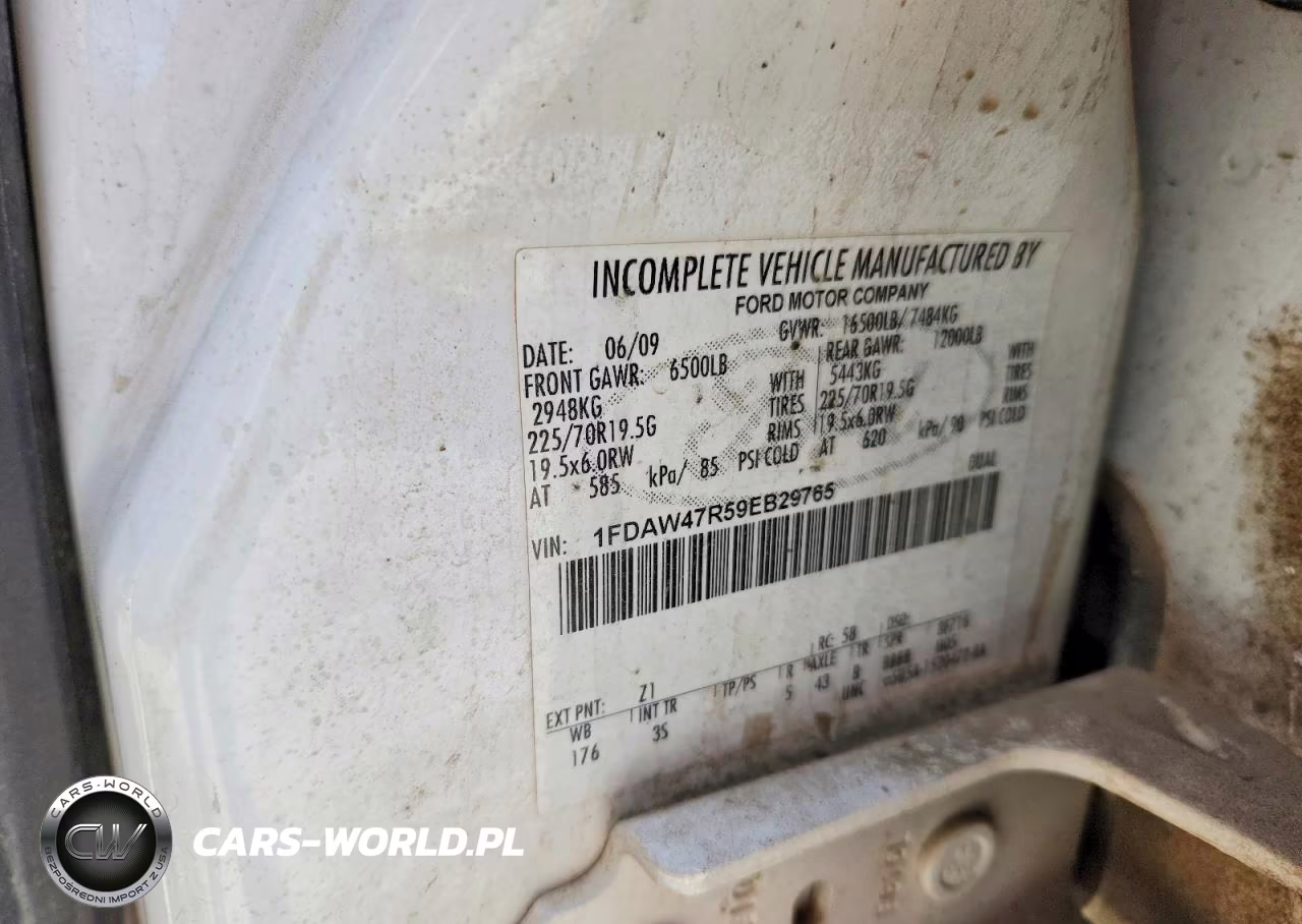 2009 Ford F450 Super Duty VIN:1FDAW47R59EB29765 - 13