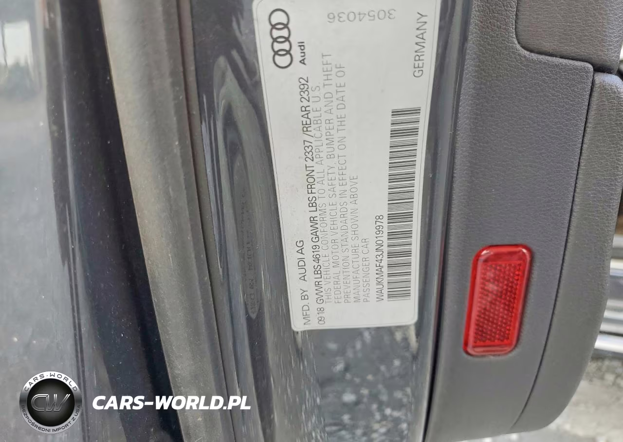 2018 Audi A4 Premium VIN:WAUKMAF43JN019978 - 12