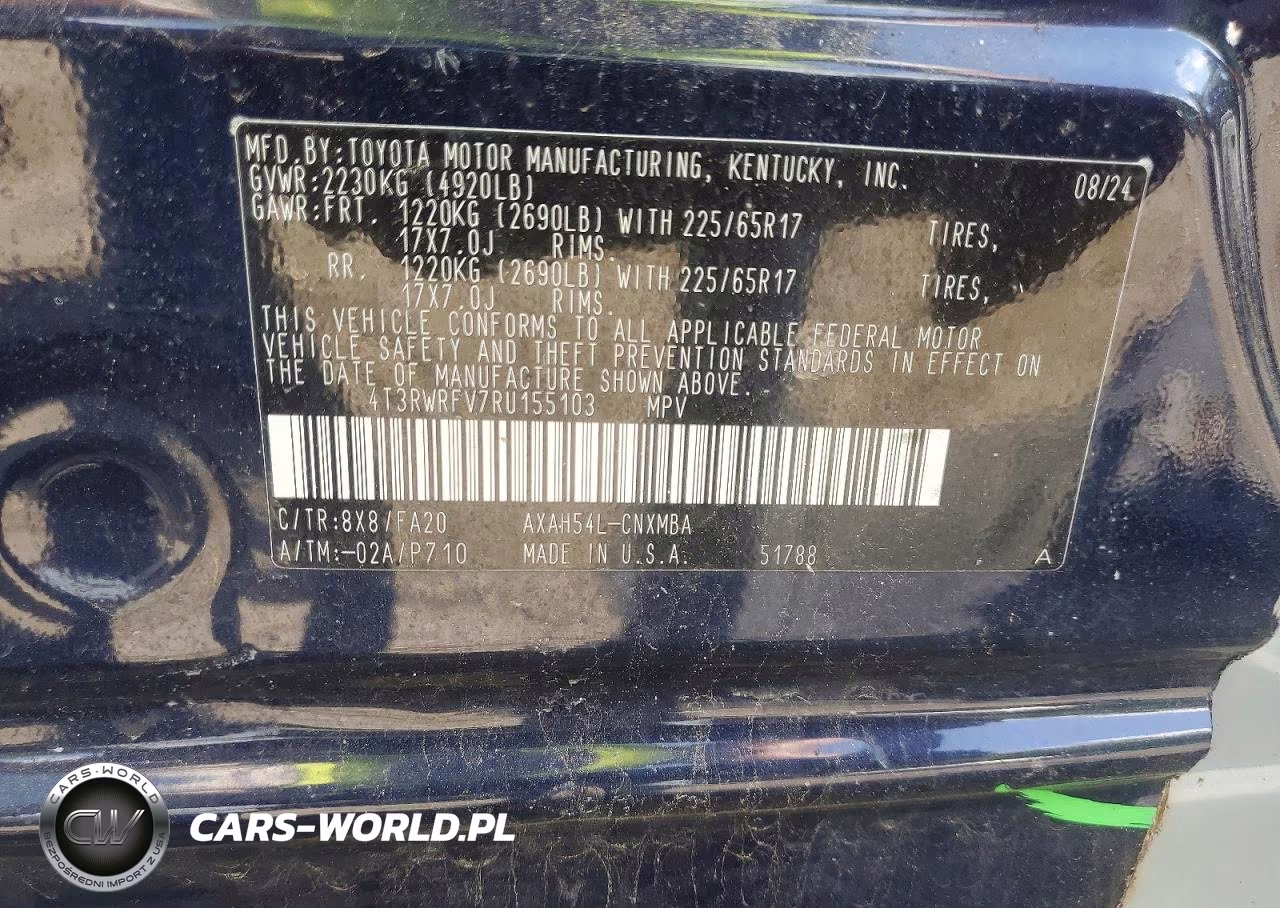 2024 Toyota Rav4 Hybrid Xle VIN:4T3RWRFV7RU155103 - 13
