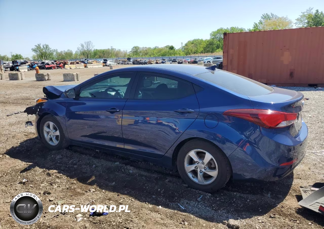 2015 Hyundai Elantra Se VIN:5NPDH4AE9FH589296 - 2