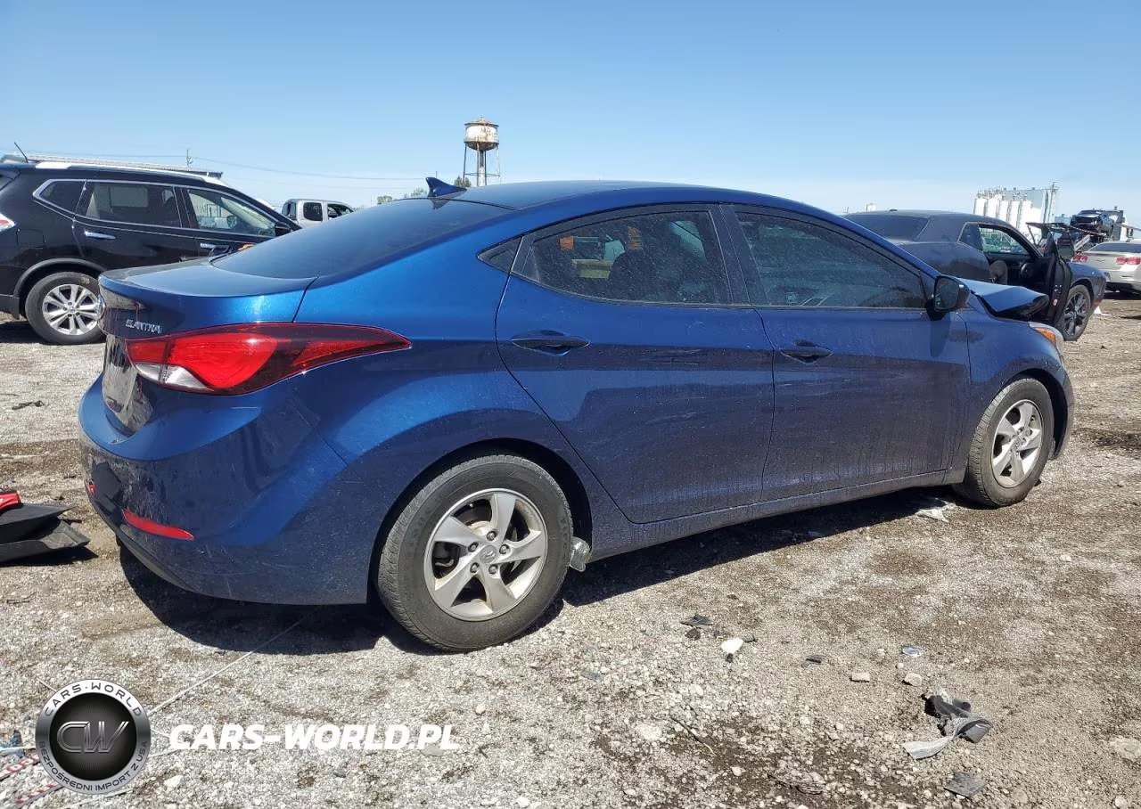 2015 Hyundai Elantra Se VIN:5NPDH4AE9FH589296 - 3