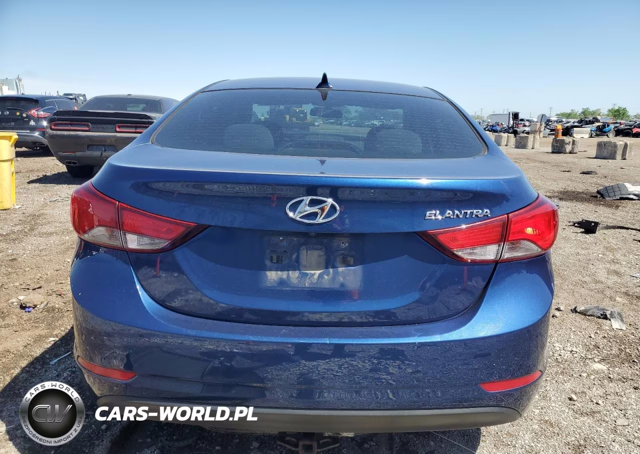 2015 Hyundai Elantra Se VIN:5NPDH4AE9FH589296 - 6