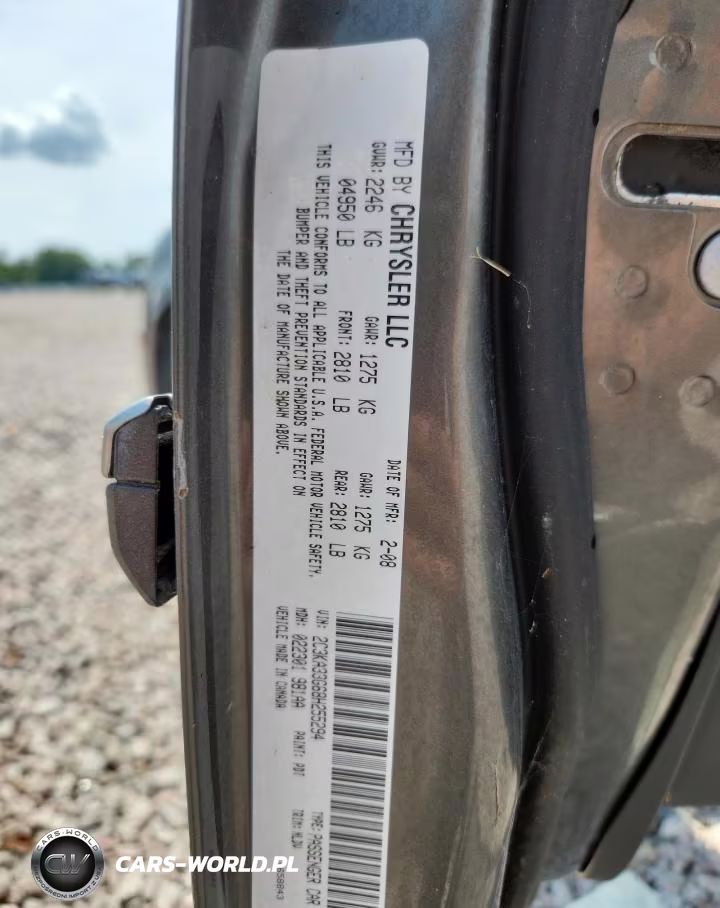 2008 Chrysler 300 Limited VIN:2C3KA33G68H255294 - 13