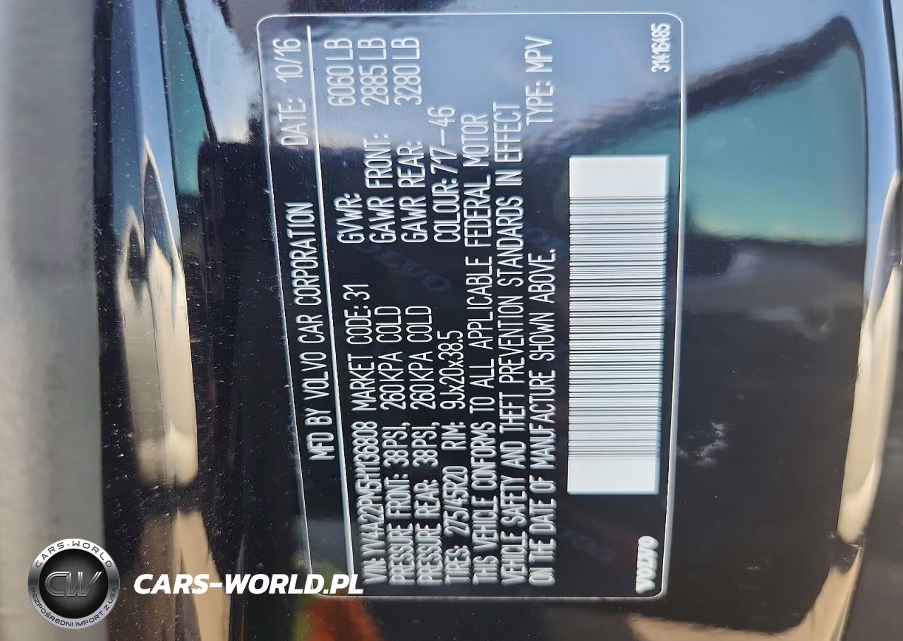 2017 Volvo Xc90 T6 VIN:YV4A22PM5H1136808 - 13