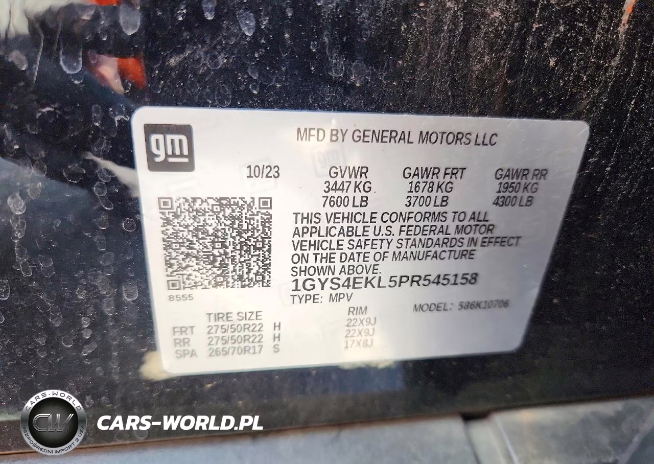2023 Cadillac Escalade Sport VIN:1GYS4EKL5PR545158 - 12