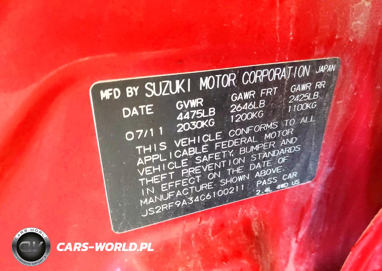 2012 Suzuki Kizashi Se VIN:JS2RF9A34C6100211 - 12