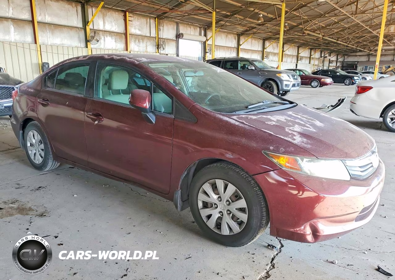 2012 Honda Civic Lx VIN:2HGFB2F52CH579416 - 4