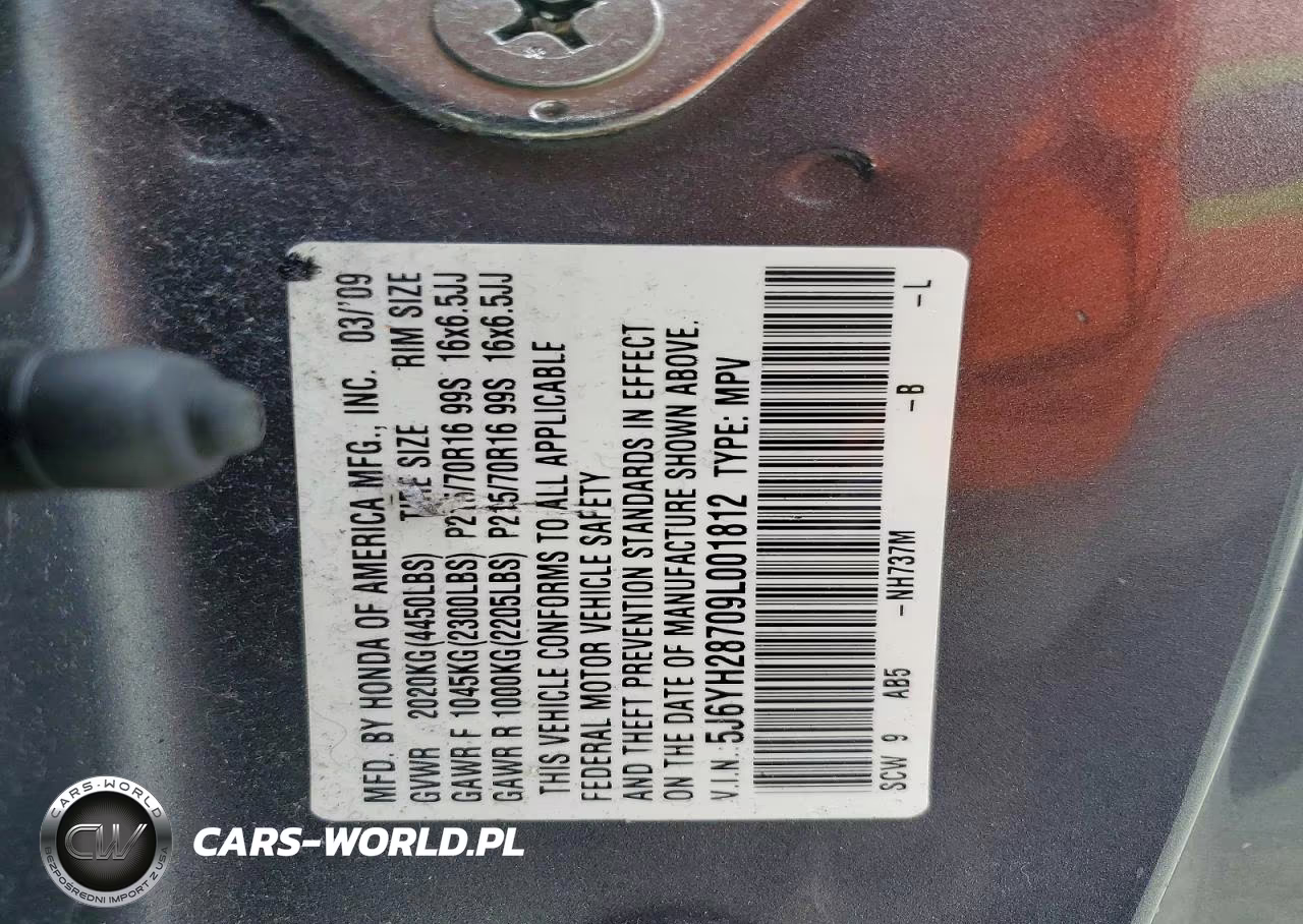 2009 Honda Element Ex VIN:5J6YH28709L001812 - 14