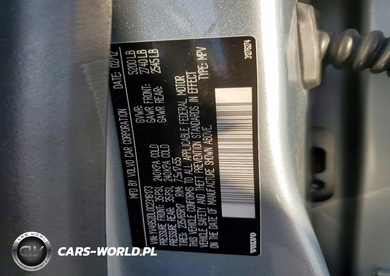 2012 Volvo Xc60 3.2 VIN:YV4952DL0C2316173 - 13