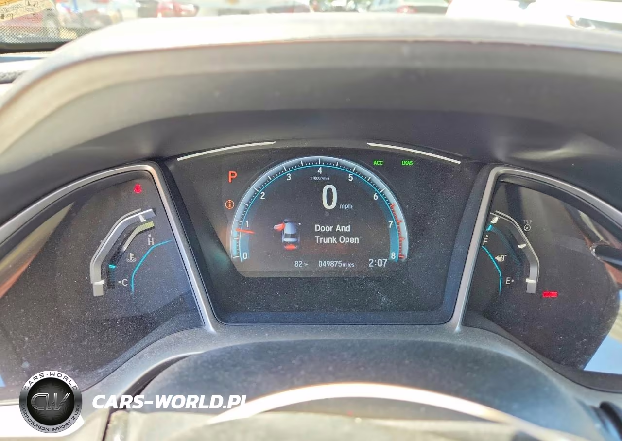 2020 Honda Civic Ex VIN:19XFC1F32LE205968 - 9