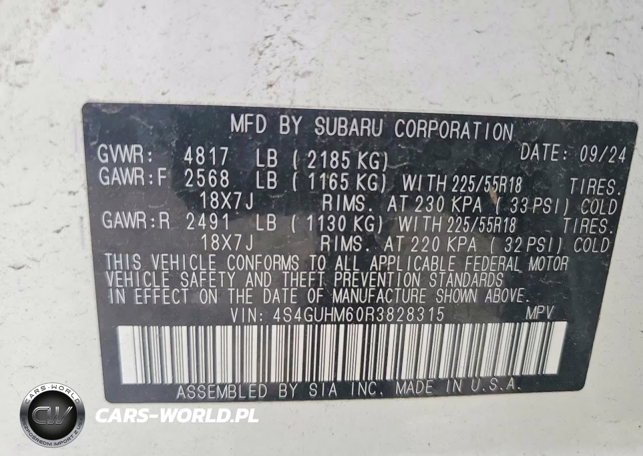 2024 Subaru Crosstrek Limited VIN:4S4GUHM60R3828315 - 13