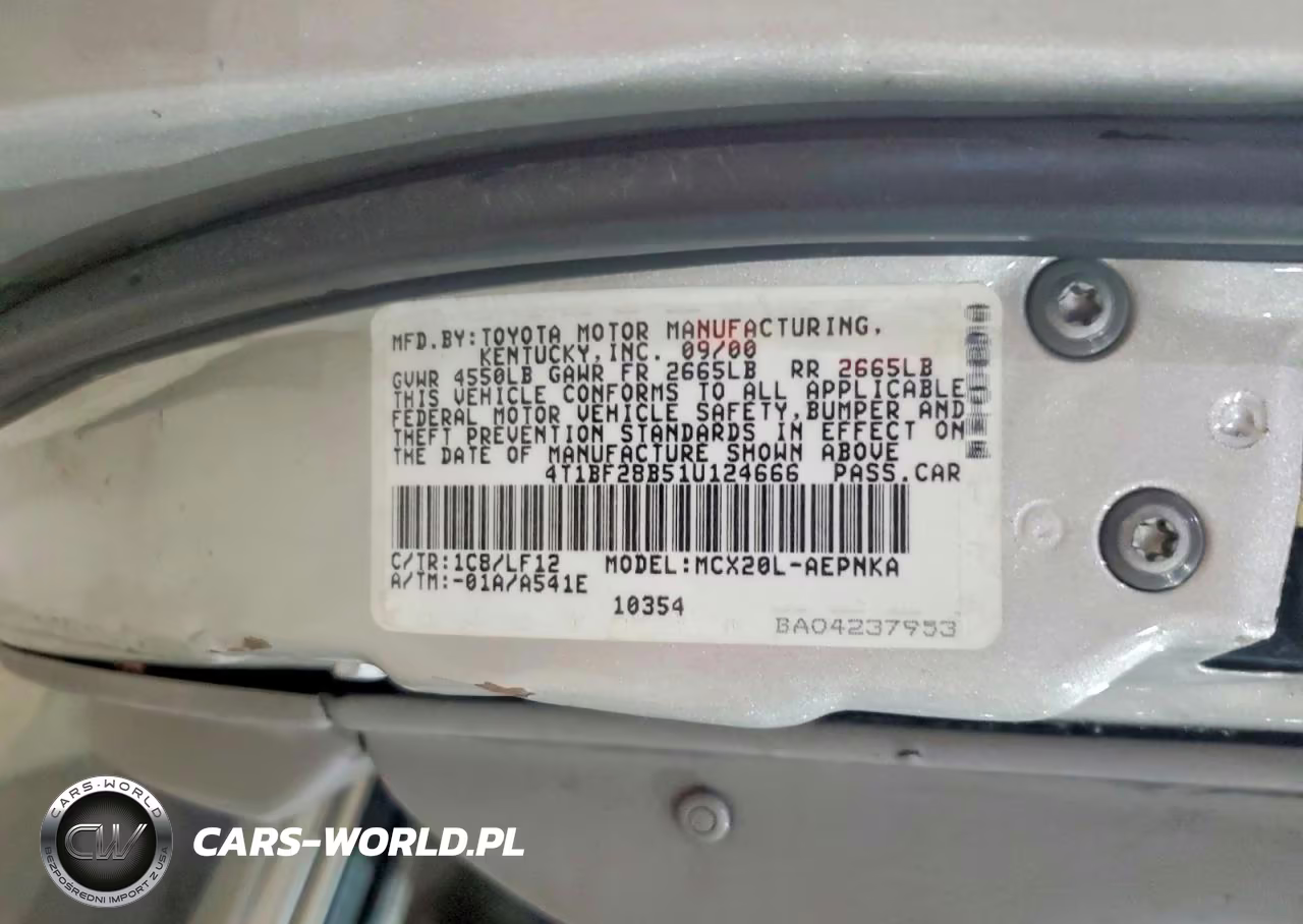 2001 Toyota Avalon Xl VIN:4T1BF28B51U124666 - 12