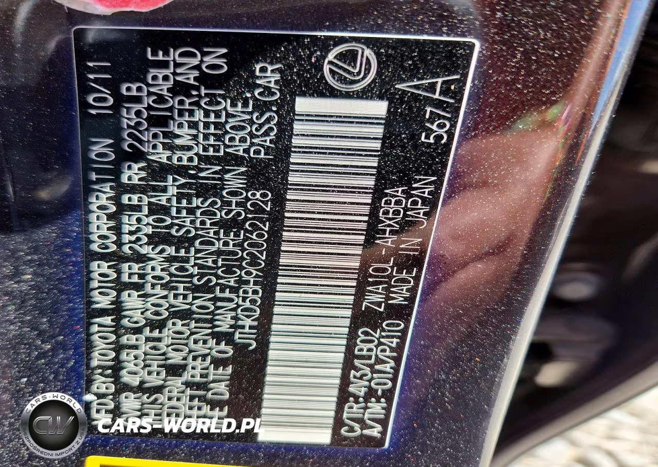 2012 Lexus Ct 200 VIN:JTHKD5BH9C2062128 - 12