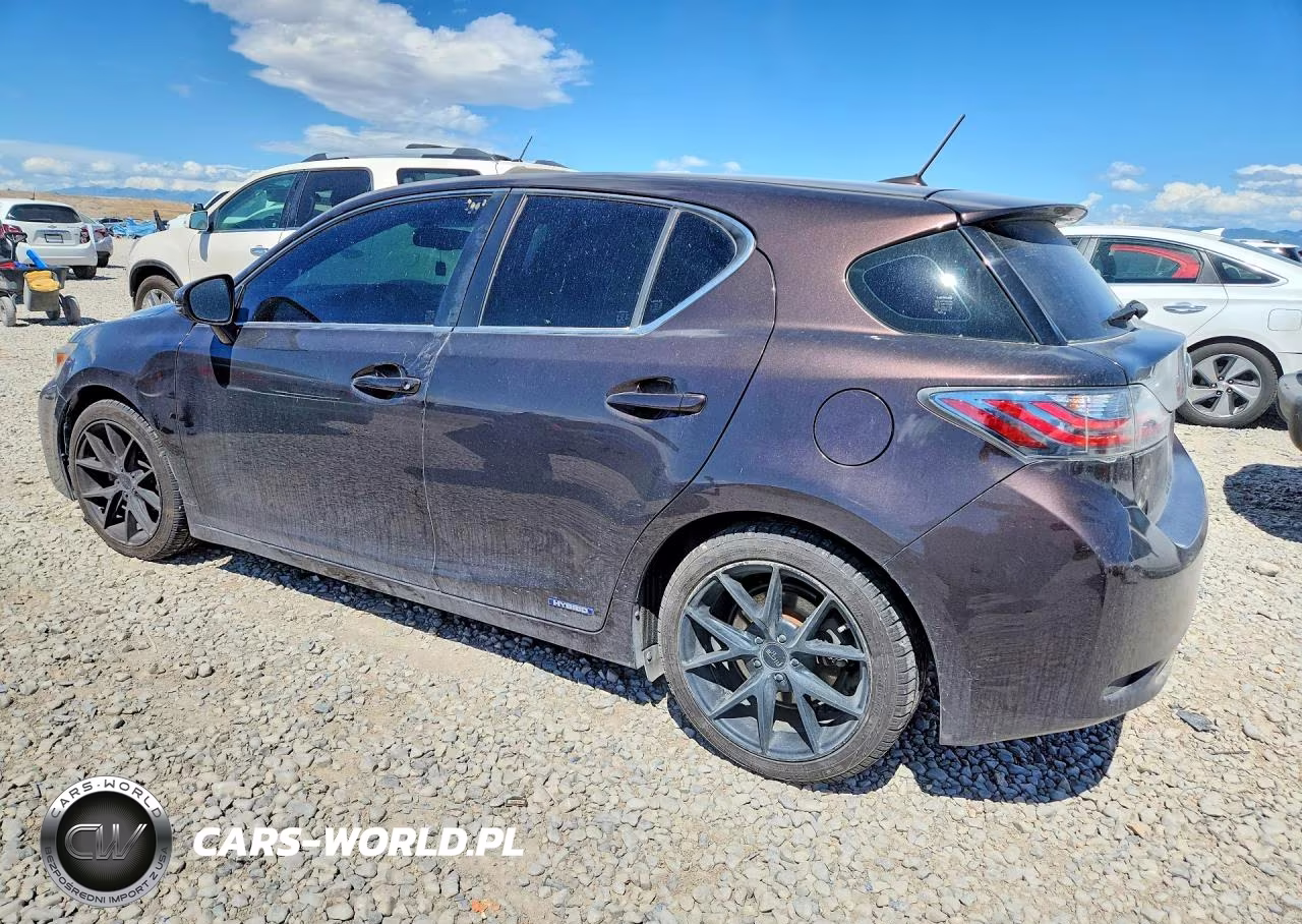 2012 Lexus Ct 200 VIN:JTHKD5BH9C2062128 - 2