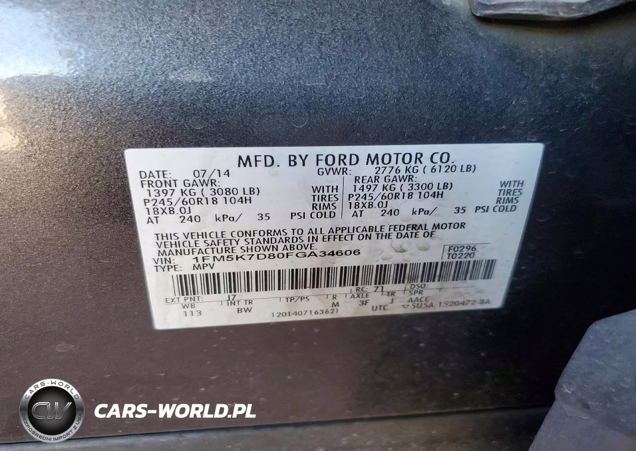 2015 Ford Explorer Xlt VIN:1FM5K7D80FGA34606 - 13