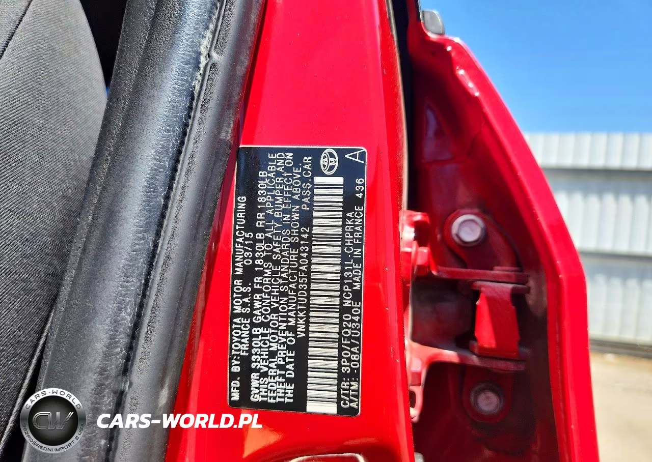 2015 Toyota Yaris 5-Door L VIN:VNKKTUD35FA043142 - 13