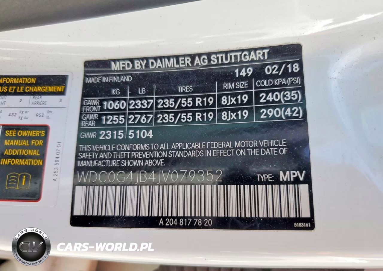 2018 Mercedes-Benz Glc 300 VIN:WDC0G4JB4JV079352 - 13